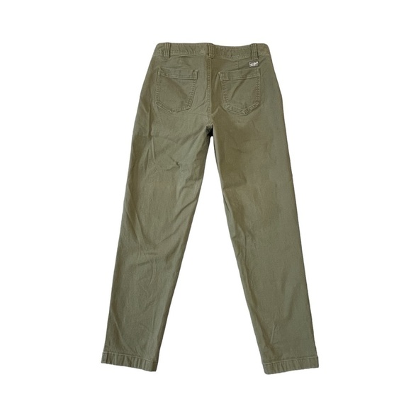 Eddie Bauer Women's Crop Ankle Pant - Canvas Utility. Green Size 2 #1171 - Picture 4 of 6